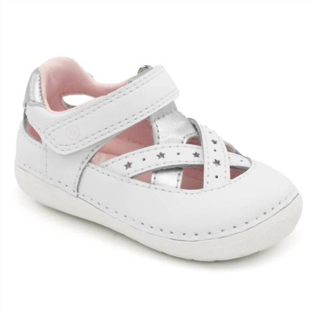 NEW STRIDE RITE toddler sm kiki 2.0 sandal in white